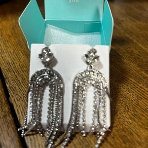 Origami Owl - Elegant Silver Dangle Earrings